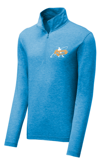 Tri-Blend Moisture Wicking 1/4-Zip Pullover