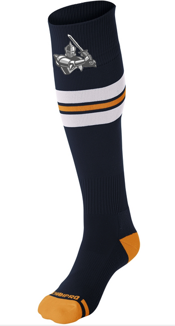 Striped Over the Calf Sock