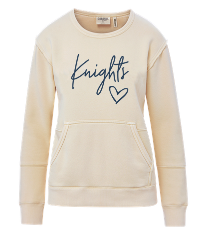 Coastal Colors 3D Puff Ladies Sweatshirt