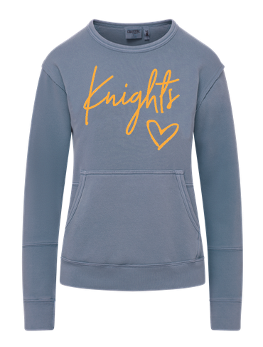 Coastal Colors 3D Puff Ladies Sweatshirt