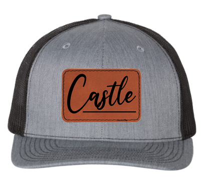 Richardson Leather Patch Trucker Cap