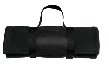 Fleece Blanket with Carrying Strap