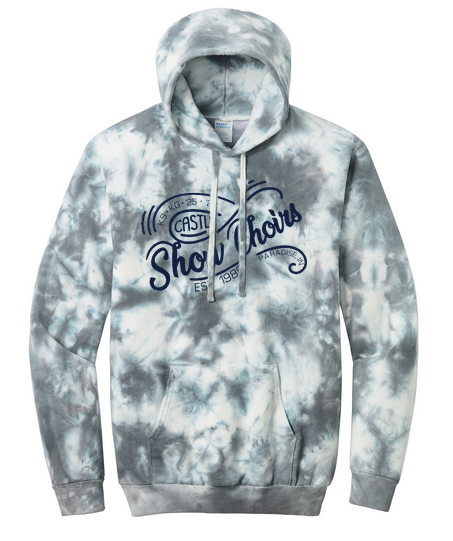 Crystal Tie-Dye Pullover Hoodie
