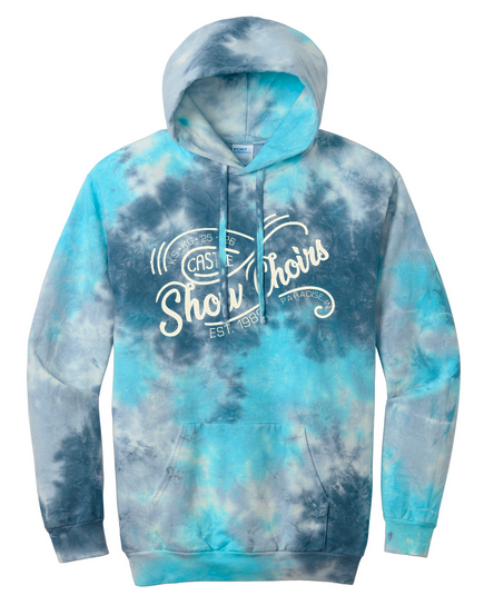 Crystal Tie-Dye Pullover Hoodie