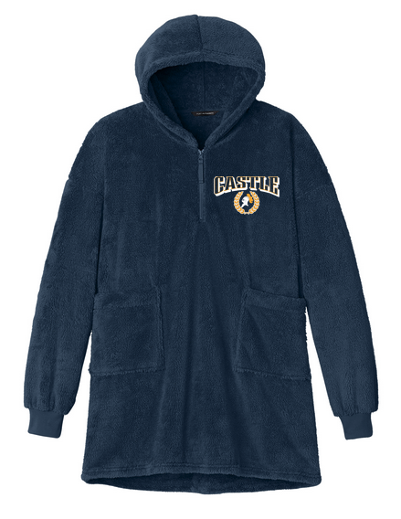 Plush Sherpa Poncho