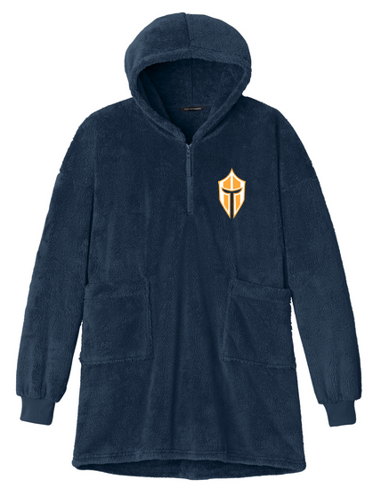 Plush Sherpa Poncho