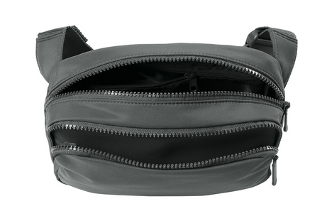 Matte Dual-Compartment Crossbody