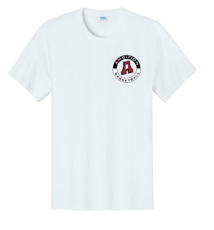 Left Chest Logo Port & Co™ Easy Cotton Tee