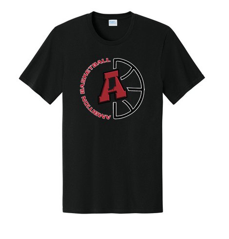 Half Basketball Logo Port & Co™ Easy Cotton Tee