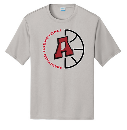 Half Basketball Logo Port & Co™ Performance Tee