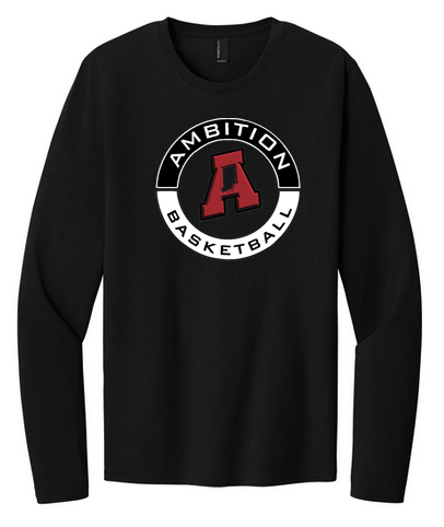 Circle Logo Port & Co™ Easy Cotton Long Sleeve Tee