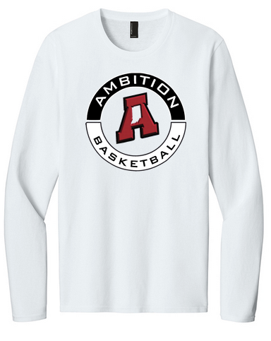 Circle Logo Port & Co™ Easy Cotton Long Sleeve Tee