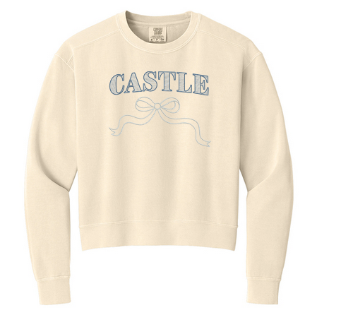 Embroidered Comfort Colors® Women’s Mid-Length Crewneck Sweatshirt