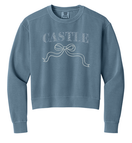 Embroidered Comfort Colors® Women’s Mid-Length Crewneck Sweatshirt