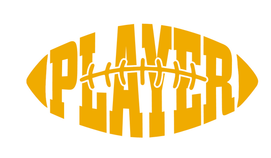 Name Football Car Decal
