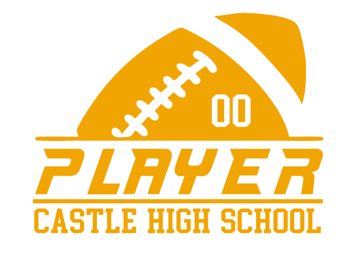 Cut Football Car Decal