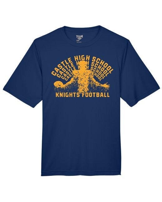 Dry Fit 100% Polyester Short Sleeve T-Shirt