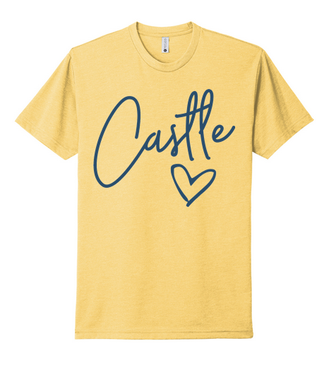 Short Sleeve Next Level Script Castle T-Shirt