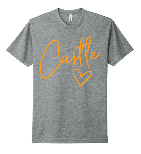 Short Sleeve Next Level Script Castle T-Shirt