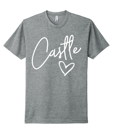 Short Sleeve Next Level Script Castle T-Shirt