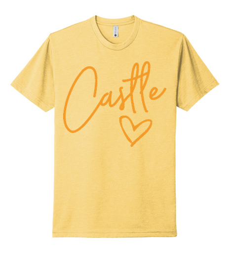 Short Sleeve Next Level Script Castle T-Shirt