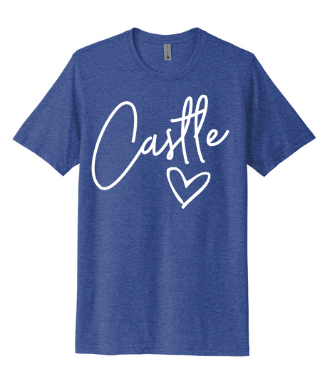 Short Sleeve Next Level Script Castle T-Shirt