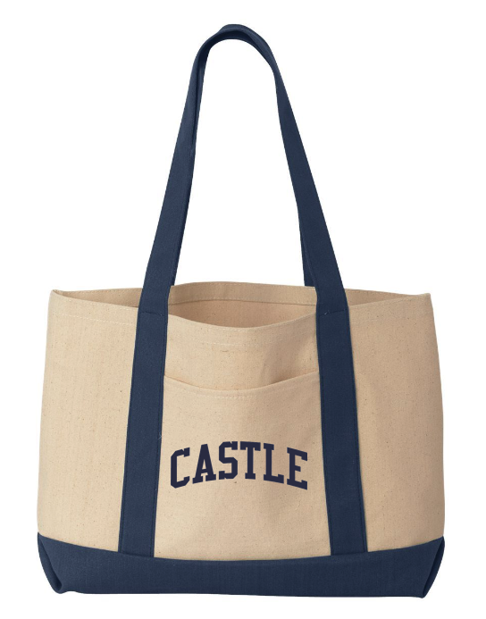 Castle Canvas Boater Tote