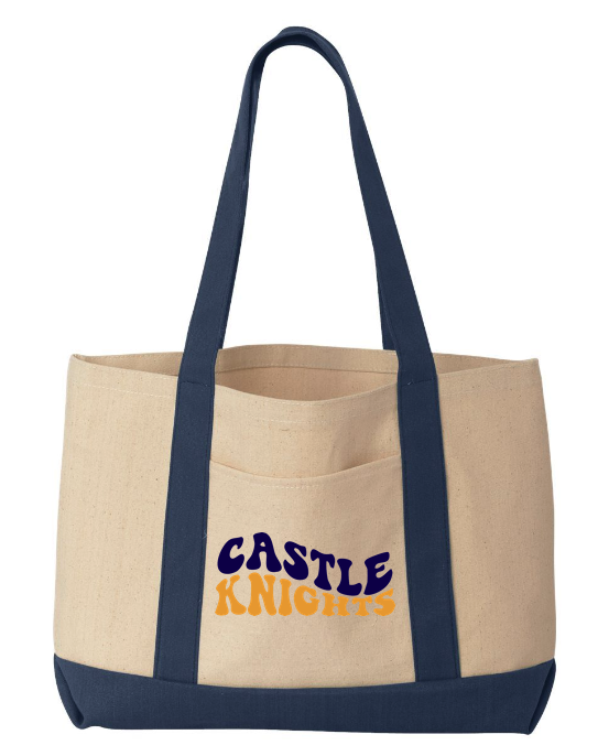 Castle Canvas Boater Tote