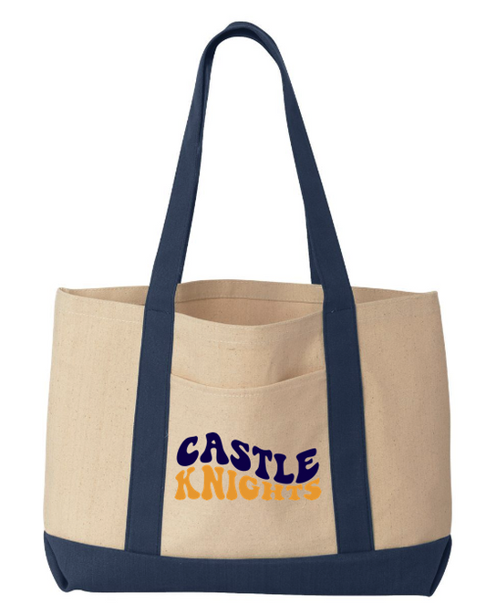 Castle Canvas Boater Tote