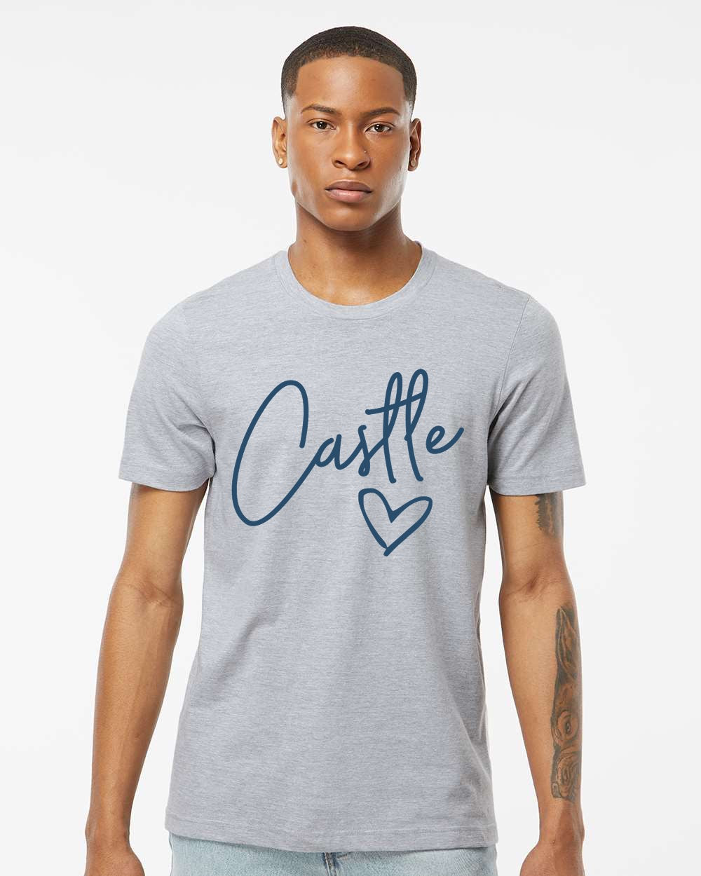 Short Sleeve Next Level Script Castle T-Shirt